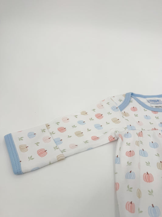 Pastel Pumpkins Baby Gown