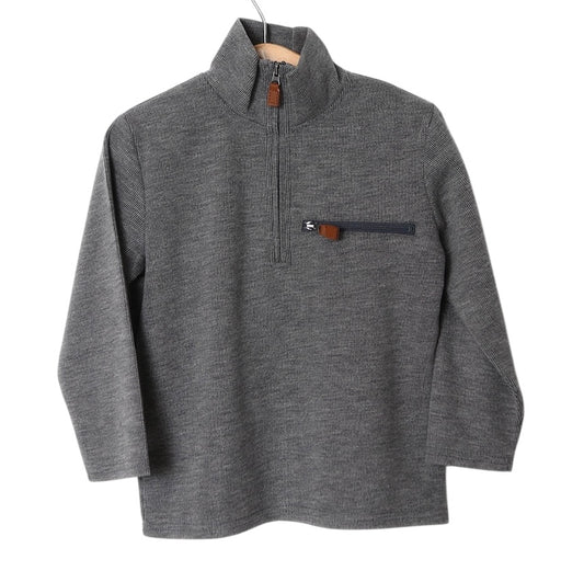 Millie Jay Kingston 1/4 Zip Pullover - Grey