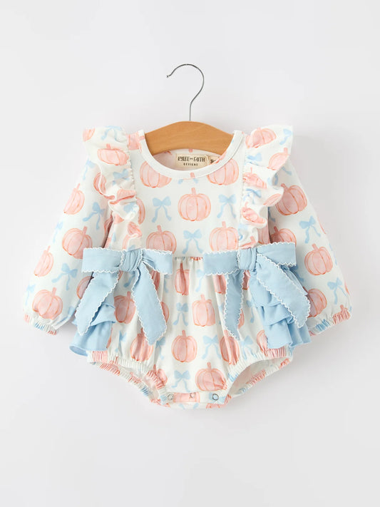 Pretty Pumpkins Ruffle Bubble
