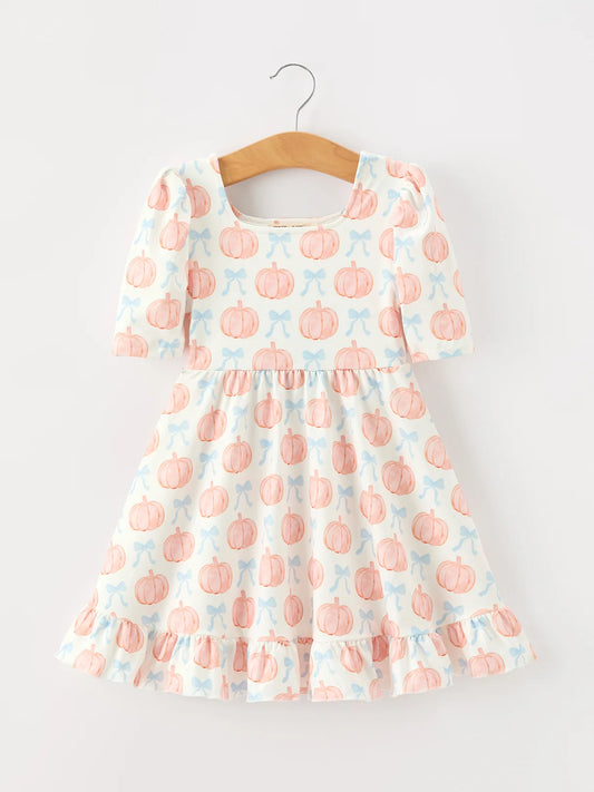 Pretty Pumpkins Twirl Dress