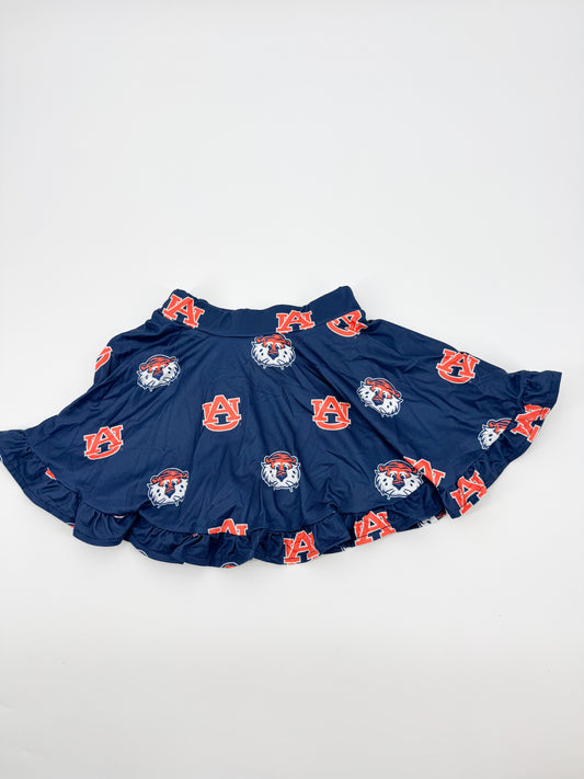 Auburn Aubie Ruffle Twirl Skort