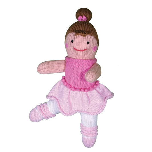 Knit Doll Rattle 7”